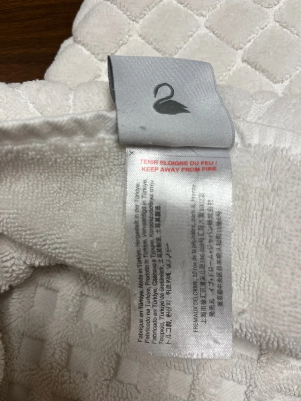 Yves Delorme White Quilted‎ Bath Mat